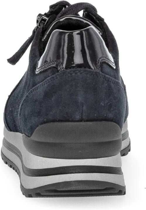 Gabor Winter Casual Sportieve Basket Schoenen Blue Dames