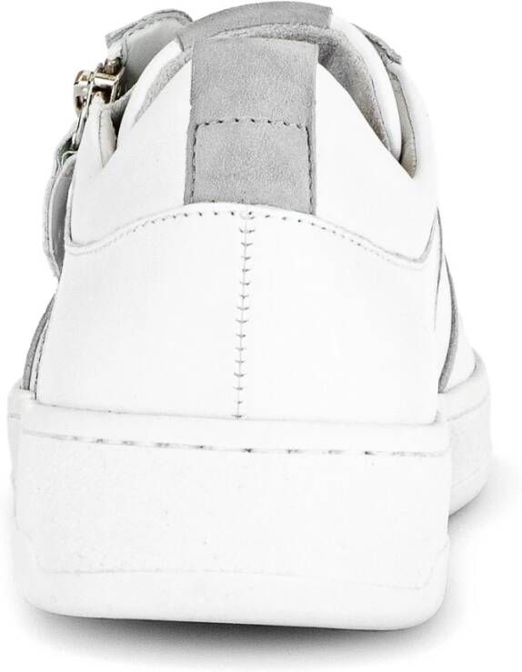 Gabor Wit Leren Lage Sneakers White Dames