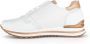Gabor Wit Goud Leren Sneakers White Dames - Thumbnail 2