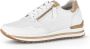 Gabor Wit Goud Leren Sneakers White Dames - Thumbnail 3