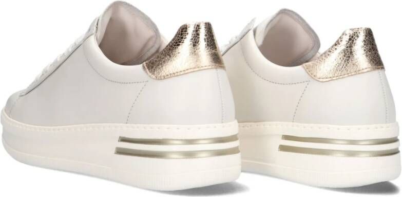 Gabor Witte Lage Sneakers Stijlvol Casual White Dames