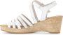 Gabor Witte Leren Sandalen White Dames - Thumbnail 2