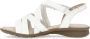 Gabor Witte leren sandalen White Dames - Thumbnail 2