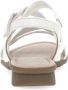 Gabor Witte leren sandalen White Dames - Thumbnail 4