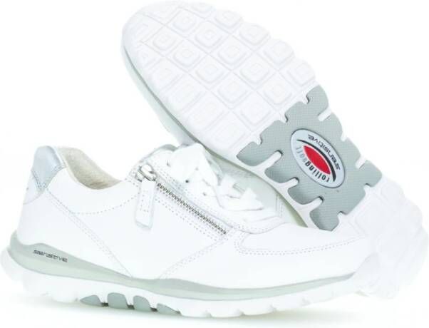 Gabor Witte Leren Sneakers White Dames