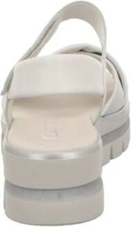 Gabor Witte sandalen met sleehak White Dames