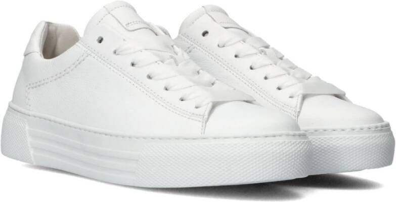 Gabor Witte Sneakers voor Stijlvolle Vrouwen White Dames