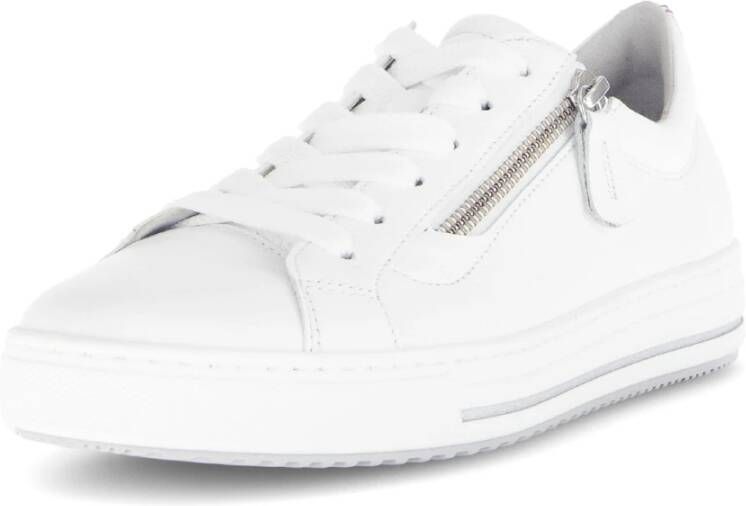 Gabor Witte Vetersneaker voor Vrouwen White Dames