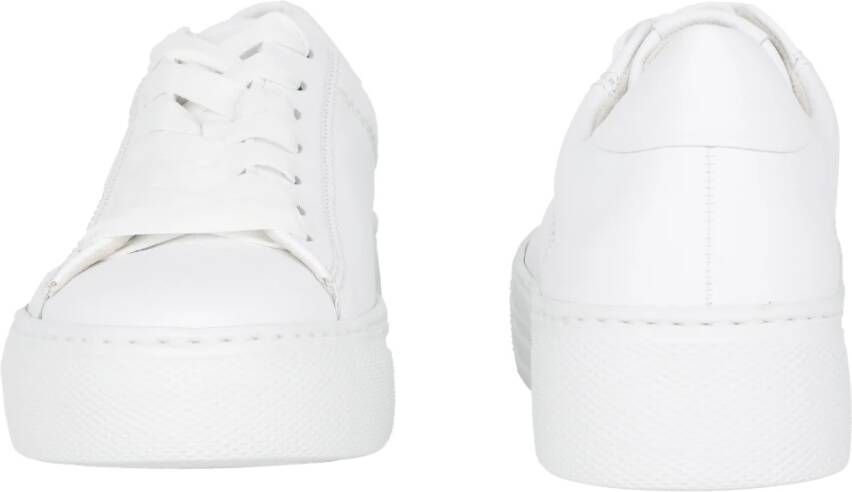 Gabor Witte vetersneaker voor vrouwen White Dames