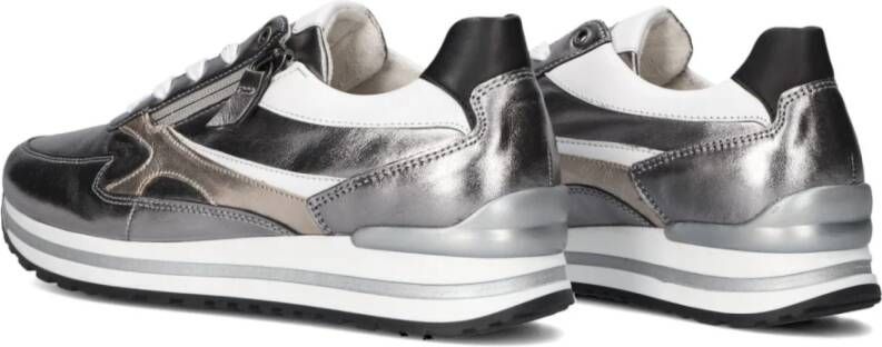 Gabor Zilveren Lage Top Sneakers Model 526 Gray Dames