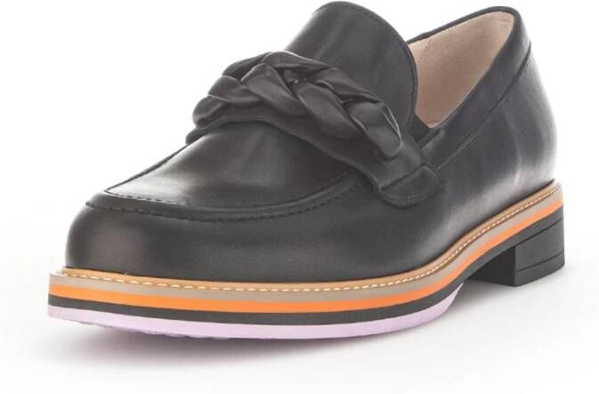 Gabor Zwarte Dames Loafer Modieuze Stijl Black Dames