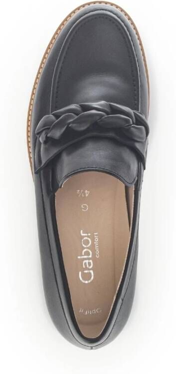 Gabor Zwarte Dames Loafer Modieuze Stijl Black Dames