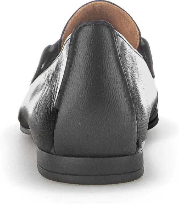 Gabor Zwarte gladleren loafers Black Dames