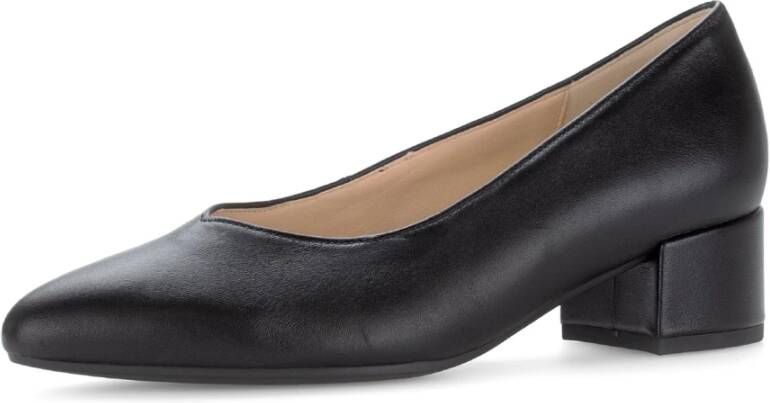 Gabor Zwarte gladleren pumps Black Dames