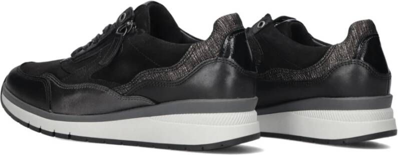 Gabor Zwarte Lage Sneakers 306 Black Dames