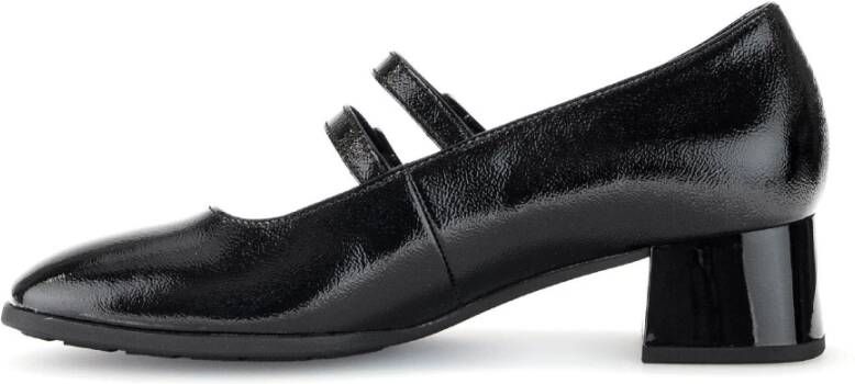 Gabor Zwarte lakleren pumps Black Dames