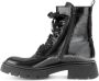 Gabor Zwarte lakleren veterschoenen Black Dames - Thumbnail 3