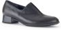 Gabor Zwarte Leren Loafers Stijlvol Comfortabele Hak Black Dames - Thumbnail 3