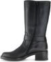 Gabor Zwarte Leren Mid Boots Black Dames - Thumbnail 2