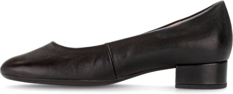 Gabor Zwarte Leren Pumps Moderne Stad Black Dames