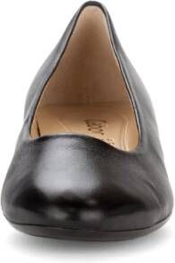 Gabor Zwarte Leren Pumps Moderne Stad Black Dames