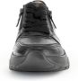 Gabor Zwarte Leren Sneakers Black Dames - Thumbnail 5