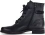 Gabor Zwarte Leren Veterschoenen Black Dames - Thumbnail 2