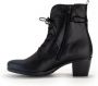 Gabor Zwarte Leren Veterschoenen Black Dames - Thumbnail 4