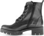 Gabor Zwarte leren veterschoenen Black Dames - Thumbnail 2