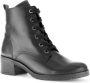 Gabor Zwarte leren veterschoenen Black Dames - Thumbnail 3