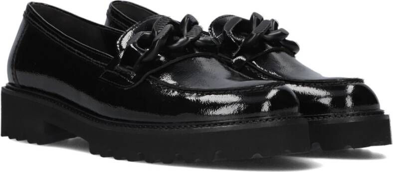 Gabor Zwarte Loafer met Dikke Zool Black Dames