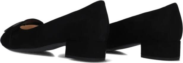 Gabor Zwarte Suède Pumps 323.1 Black Dames