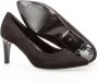 Gabor Zwarte Velours Klassieke Pumps Black Dames - Thumbnail 6