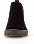 Gabor Zwarte Velvet Chelsea Boot Black Dames - Thumbnail 4