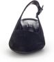 Gabor Zwarte Velvet Leren Sling Black Dames - Thumbnail 4