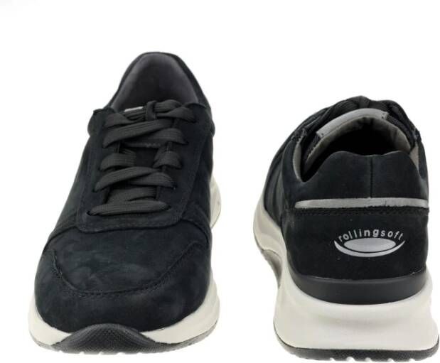 Gabor Zwarte wandelsneaker voor heren Black Heren