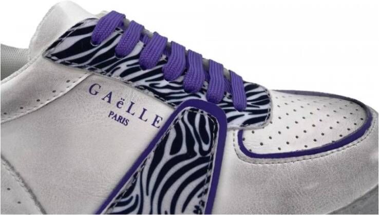 Gaëlle Paris Dames Eco-Leren Sneakers Purple Dames