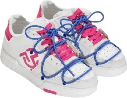 Gaëlle Paris Eco Leren Lage Sneakers Pink Dames