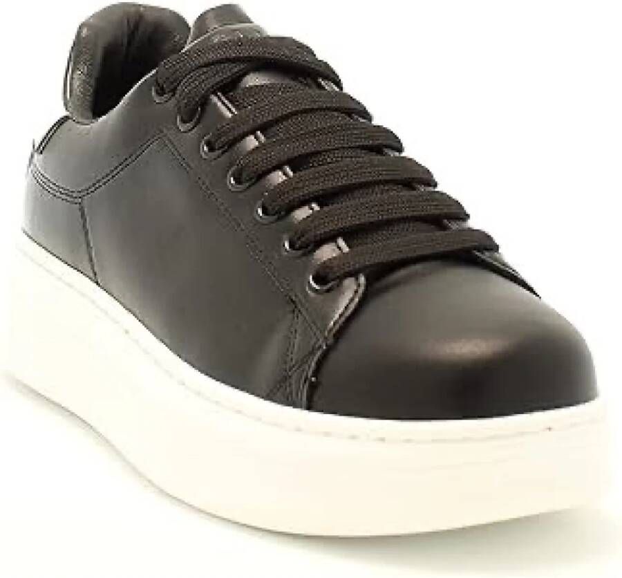 Gaëlle Paris Eco-Vriendelijke Patch Sneakers Black Heren