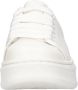 Gaëlle Paris Sportieve Vetersneakers Roze Contrast Logo White Dames - Thumbnail 4