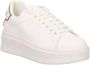 Gaëlle Paris Sportieve Vetersneakers Wit Contrast Logo White - Thumbnail 16