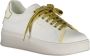 Gaëlle Paris Sportieve Vetersneakers Wit Print Logo White Dames - Thumbnail 4