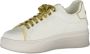 Gaëlle Paris Sportieve Vetersneakers Wit Print Logo White Dames - Thumbnail 5