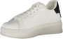 Gaëlle Paris Sportieve Vetersneakers Wit Contrast Logo White - Thumbnail 3