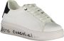 Gaëlle Paris Sportieve witte vetersneakers met logoprint White Heren - Thumbnail 2