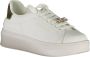 Gaëlle Paris Sportieve Vetersneakers Wit Contrast Logo White Dames - Thumbnail 5