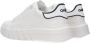 Gaëlle Paris Witte Sneakers met Mesh Details White Dames - Thumbnail 4