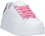 Gaëlle Paris Eco-Vriendelijke Rubberen Hiel Sneakers Pink Dames - Thumbnail 2