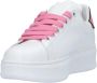 Gaëlle Paris Eco-Vriendelijke Rubberen Hiel Sneakers Pink Dames - Thumbnail 3