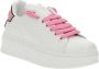 Gaëlle Paris Eco-Vriendelijke Rubberen Hiel Sneakers Pink Dames - Thumbnail 21